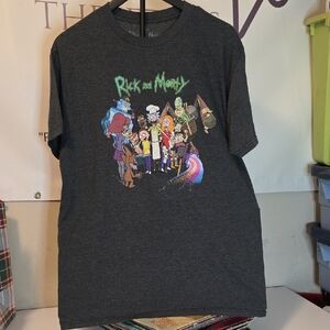 Ripple Junction Rick and Morty Dark Gray Tee